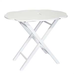 WELL HOME Table pliante pour enfants Nuble White 62,5x48x51,5 pour l'espace des enfants - Product Image 1