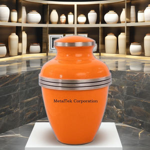 Urne funéraire moderne bicolore pour adulte, personnalisable, couleurs uniques, pots tendance pour cendres, urnes commémoratives. - Product Image 5