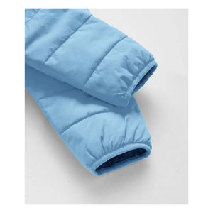 Chaqueta acolchada de invierno ligera de alta calidad para hombre con abrigo de burbujas personalizado, capucha, cremallera, decoración de bolsillo de tela de alta calidad - Product Image 3