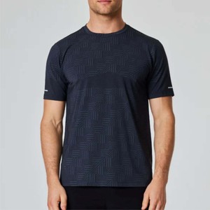 Fashionable Men's <b>Moisture</b>-<b>Wicking</b> T-<b>Shirt</b> - Comfortable, Stretchable, and Ideal for Everyday Wear and Athletic Activities - Product Image 2
