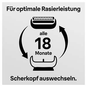 Cuchilla de Repuesto Negra para Afeitadora Eléctrica, Compatible con el Uso Facial - Product Image 4