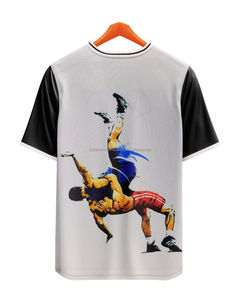 Ropa Deportiva de Lucha Unisex Transpirable 100% Poliéster con Tecnología de Detección de Agujas - Product Image 5