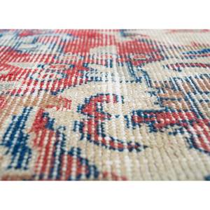 Tapis en laine vintage 9x12 rouge et orange, noué à la main, motif médaillon, pour la maison et le salon, tapis rectangulaire pour couloir - Product Image 3