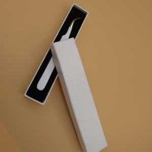 Custom Professional Stainless Steel Eyelash Tweezers <b>Smooth</b> Tip Precision Grafting <b>Tool</b> Anti-Static Perfect Grip Custom Logo - Product Image 4