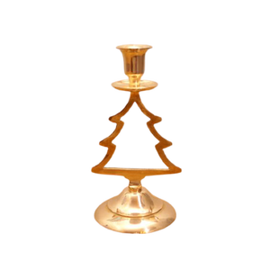 Elegante candelabro de aluminio plateado de 2 tonos Fundición de metal para uso de regalo Diseño artesanal elegante - Product Image 5