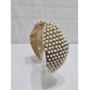 Premium Handmade Beaded Hairband For Women And Girls With Multicolored Seed Beads And Decorative Designer Pearls - Product Image 2