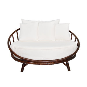 Silla de muebles de patio con cojines cómodos y elegantes detalles de Bambú - Product Image 6