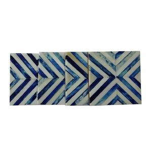 Sous-verre de tasse à café de forme carrée en os et résine de qualité supérieure pour la maison et les ustensiles de cuisine utilisés pour les fêtes d'anniversaire personnalisées - Product Image 5