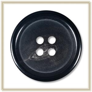 Bouton brut en corne de buffle naturelle de qualité supérieure pour accessoires vestimentaires - Product Image 1