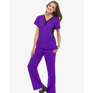 OEM V cuello Hospital Scrubs ropa de trabajo Doctor Scrubs uniforme médico Scrubs Hospital desgaste Cuidado DE LA SALUD - Product Image 4