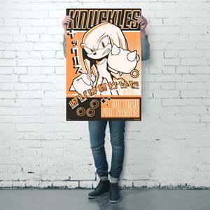 Póster de Anime Knuckles No Time for Games - Product Image 4