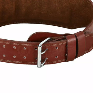 Service OEM, ceinture de musculation en cuir de haute qualité, antidérapante, réglable, robuste, pour l'entraînement en salle de sport et le soutien du dos - Product Image 6