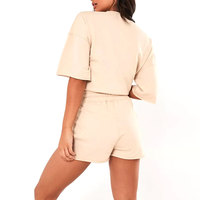 Conjunto de pantalones cortos de la mejor calidad para mujer, conjunto de dos piezas de verano, 2022