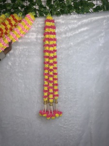 Moti Ladi พวงมาลัยพลาสติก3ฟุตลายใบไม้แนวตั้งสำหรับงานแต่งงานและงานเฉลิมฉลองเทศกาลดิวาลี - Product Image 2