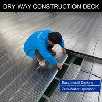 Panneau de plancher en acier profilé |   Plancher en métal composite galvanisé pour la construction de grands bâtiments publics et de stades