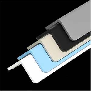 Profil en L en PVC écologique de haute qualité, best-seller, taille 12 mm, pour l'affichage de meubles et la finition intérieure - Product Image 2