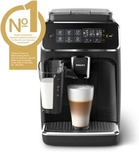 Para la serie 3200, máquina de espresso completamente automática programable, LatteGo Espumador de leche, 5 variedades de café, hogar intuitivo - Product Image 2