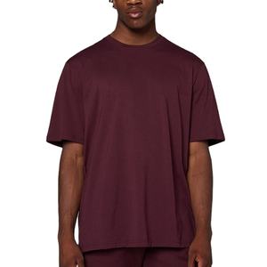 T-shirt de compression pour homme à épaules tombantes, coupe régulière, en Spandex, séchage rapide, style fitness, prix bas OEM - Product Image 1