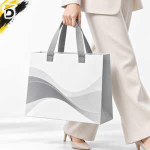 Bolsas de compras que ofrecen un amplio espacio de almacenamiento, asas resistentes y comodidad ligera para ropa, regalos, accesorios y bolsas deportivas. - Product Image 5