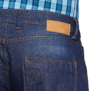 Pantalones vaqueros de hombre de alta calidad Nuevo diseño Estilo recto Cintura media Punto Color liso Precio al por mayor para la venta en línea - Product Image 6