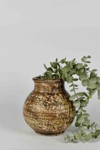 Jarrón de cerámica moderno de 10 pulgadas, maceta de porcelana para granja rústica y decoración contemporánea para el hogar - Product Image 4