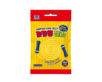 Bonbons Gommeux Longs en Corde Yum'z Bites, Sucreries Moelleuses Fruitées Halal Standard, Multicolores, Sac de 80g, Vente en Gros