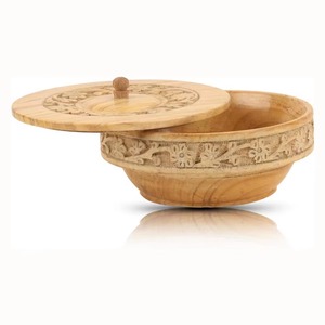 KHOOSI OVERSEAS Factory Bol de service en bois antique Produit promotionnel magnifiquement conçu en provenance d'Inde - Product Image 2