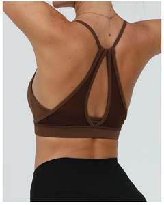 Soutien-gorge de Sport en gros de haute qualité pour femmes soutiens-gorge de Yoga croisés respirants haut pour le sport à Impact soutien-gorge de Fitness dos nu - Product Image 2