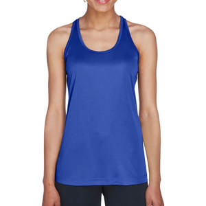 Meilleur débardeur personnalisé en coton pour femme bleu royal, fitness, sport, entraînement, gym, yoga - Product Image 1