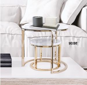 Support en marbre doré Mini Accent - Product Image 1