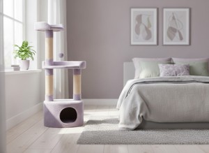 Rascador Amistar de alta calidad, modelo "Lilac Dreams", para gatos y gatitos de todas las razas y tamaños. - Product Image 3
