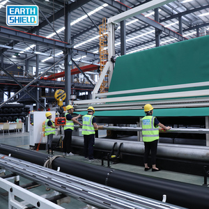 Géomembrane HDPE texturée noire anti-UV pour revêtement de pente, stockage minier, pisciculture, élevage de crevettes, déchiquetage, barrage, durée de vie 50 ans - Product Image 5