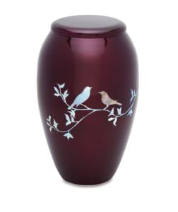 Aluminum American Adult Cremation Urn for Human Ashes High <b>Gloss</b> Finish 200 Cubic Inches Capacity Exporter Wholesale Supplier - Product Image 2
