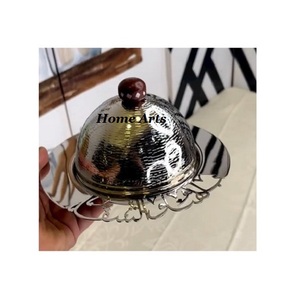 Aluminum And Wood Nuts Server Customized Size Round Shape Chocolates Server From Manufacturer In India - Product Image 6