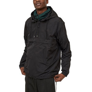 Veste coupe-vent imperméable pour homme avec capuche, protection anti-UV, logo sur le devant, service OEM pour une utilisation en extérieur - Product Image 2