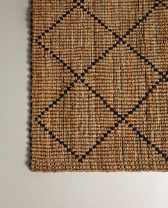 Alfombra Moderna de Yute Tejida a Mano, Ecológica, Antideslizante, Resistente a Mascotas, de Larga Duración, Estilo Rústico, Disponible para Tiendas - Product Image 2