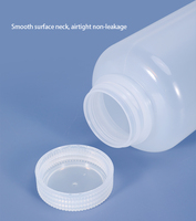 Bouteille à large ouverture en polypropylène autoclavable à 121°C, pour réactifs de laboratoire et échantillons, avec bouchon à vis, capacité de 5 ml à 1000 ml, 100 % matière vierge