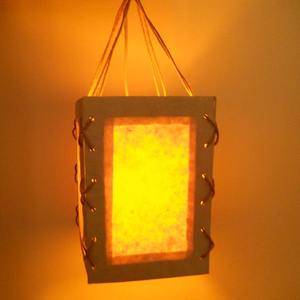 Vente en gros 100% papier de chanvre avec lampe décorative pour la maison en papier de chanvre de couleur naturelle - Product Image 3