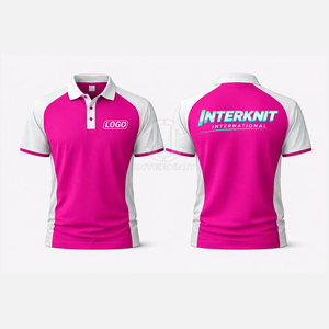 เสื้อกอล์ฟผ้าฝ้ายแท้ 100% คุณภาพพรีเมียม ขายส่ง แห้งเร็ว ยืดหยุ่นสูง ระบายความชื้นได้ดี เหมาะสำหรับชุดทีม - Product Image 3