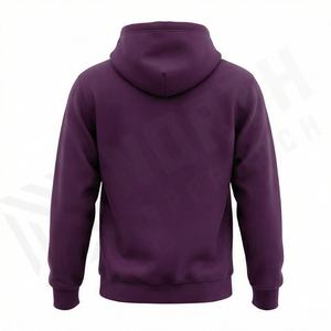 Sudadera con Capucha Oversize Lisa, Estilo Urbano, Personalizable para Hombre, Precio de Fábrica al por Mayor, Ropa Casual de Algodón Grueso con Forro Polar - Product Image 2