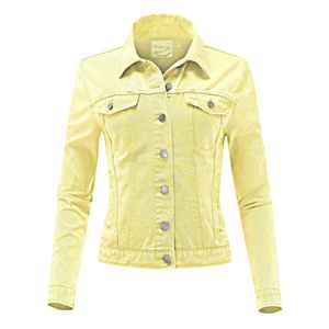 2025 Veste en jean grande taille pour femme Logo personnalisé Veste en jean à manches longues avec matériau extensible - Product Image 5