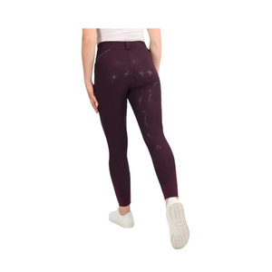 Pantalones de mujer personalizados a la moda, pantalones ajustados, venta al por mayor, ropa ecuestre, estampado de silicona, ajuste cómodo, pantalones de montar a caballo - Product Image 3