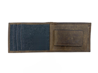 Nouvelle arrivée de portefeuille en cuir pour hommes Porte-cartes multi-cartes à la mode avec pince à billets magnétique