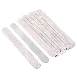 Lima de uñas de acero inoxidable de doble cara, herramienta de manicura y pedicura, uña de Metal - Product Image 1