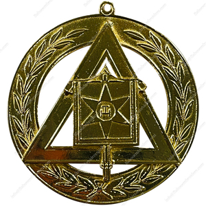 Collier de bijoux maçonniques Royal Arch Grand Officier - Almoner - Bijou maçonnique couleur or unisexe - Product Image 2