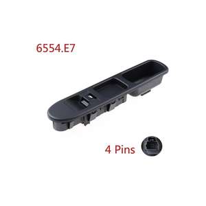 Interrupteur de vitre avant droit pour Peugeot 307 6554.e7 Interrupteur automatique pour l'ouverture/le levage des vitres - Product Image 4