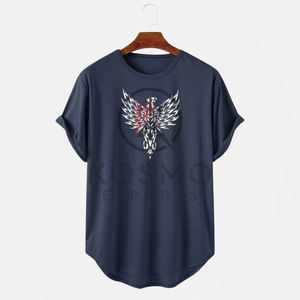 เสื้อยืดผ้าฝ้าย100% ผู้ชายสีสะท้อนแสงดีไซน์ใหม่สั่งแบบเรียบ - Product Image 5