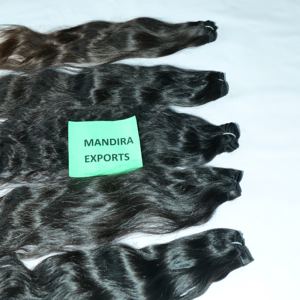 Extensions de cheveux brésiliens non traités avec cuticules vierges brutes ondulées Vendeurs de cheveux humains naturels de haute qualité du Vietnam - Product Image 1