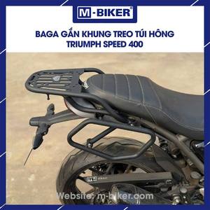 For Speed 400 Stainless Steel Rear <b>Rack</b> Side Frame for Hanging Side Bags-<b>Saddle</b> Bag Type Cyberpunk Design Retrofit/Upgrade - Product Image 3