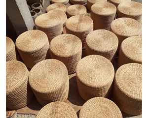 Coussin de coussin en jacinthe d'eau finition propre pour les coins Zen coussin en jacinthe d'eau approvisionnement en gros et prêt à l'exportation - Product Image 2